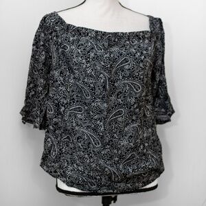 Old Navy Top Women's S | Dressy Shirt | Off the Shoulder or Boat Neck Dressy Top